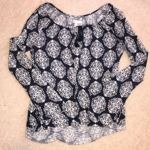 Long sleeve peasant blouse, Aeropostale